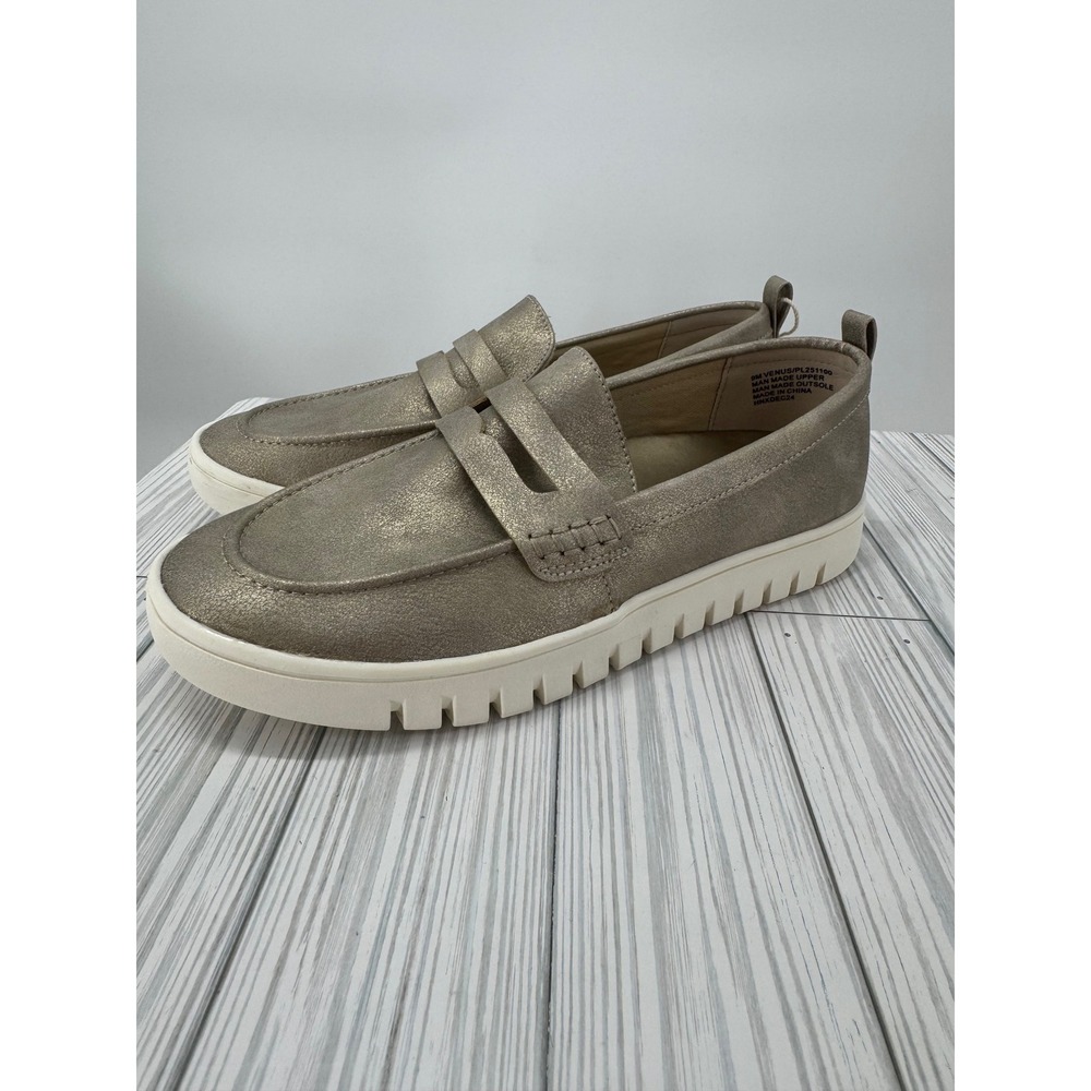 Tommy Bahama Metallic Tan Loafers